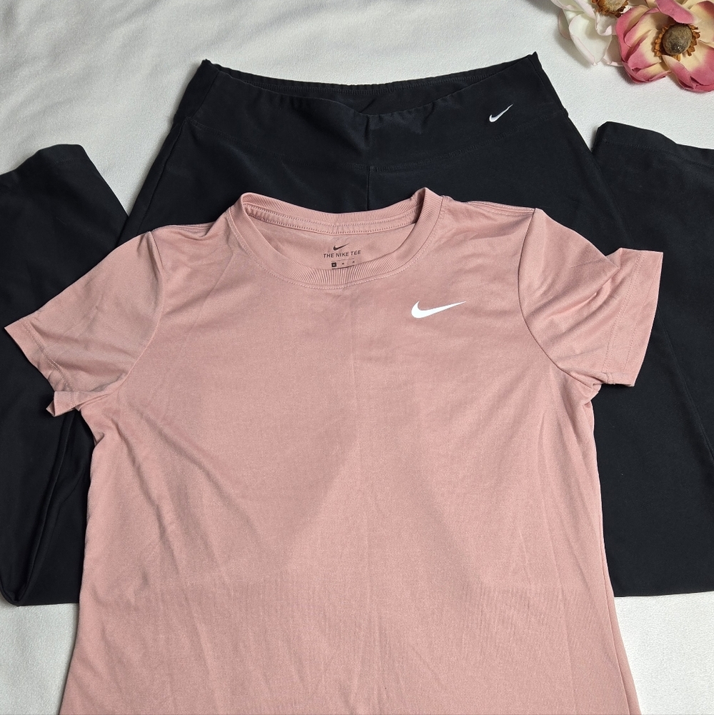 Nike Bundle Of Two Women's Items, T-Shirt & Yoga Pants